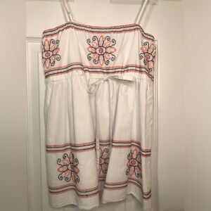 Chelsea & Violet Embroidered Spaghetti Strap Top